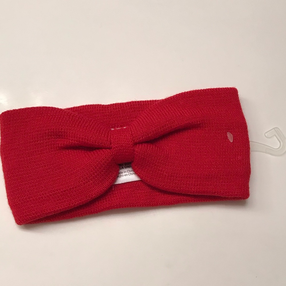 🛑Kids red bow tie headband